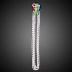 White Pearl Mardi Gras Beads -  