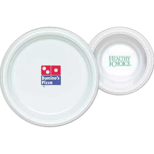 Main Product Image for 12 Oz Premium White Plastic Bowl - The 500 Line