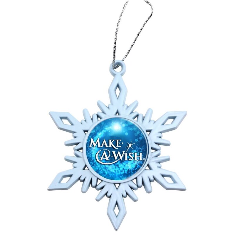 Main Product Image for Personalized White Snowflake Christmas Holiday Ornament