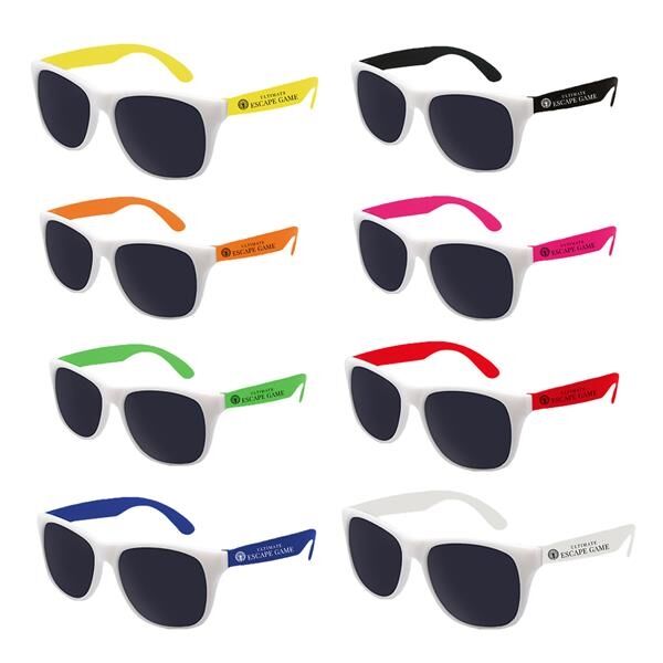 Main Product Image for White Trim Sunglasses