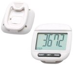 Widescreen Walker Multi-Function Pedometer - White