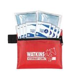 Wipe it Down Travel Kit in Zippered Pouch - Red