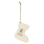Wood Ornament - Stocking -  