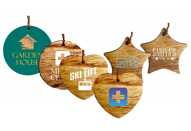 Main Product Image for Custom Printed Wood Ornament