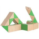 Wood Snake Puzzle - Green