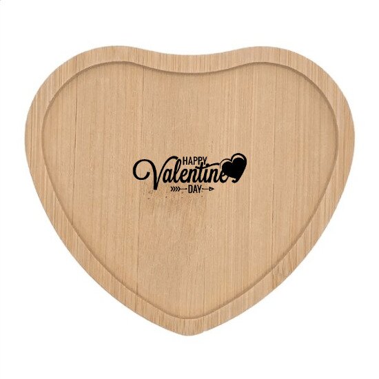 Main Product Image for Wooden Coaster - Heart Shape