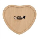 Wooden Coaster - Heart Shape -  