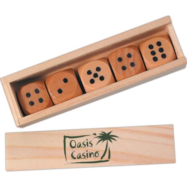 Main Product Image for Promotional Wooden Dice In Box