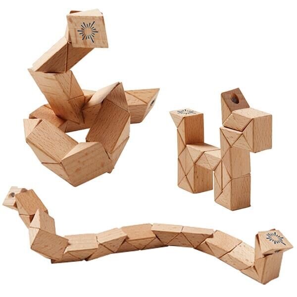 Main Product Image for Wooden Snake Puzzle Toy