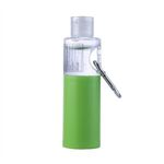Woof Refillable Pet Waste Bag Dispenser with Hand Sanitizer - Lime Green