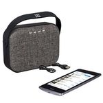 Woven Fabric Wireless Speaker - Gray