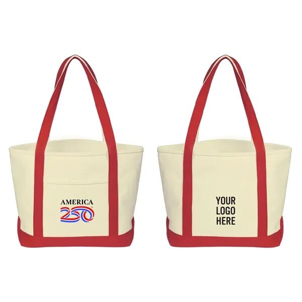 Main Product Image for Imprinted America250 Starboard 24 Oz. Recycled Cotton Tote
