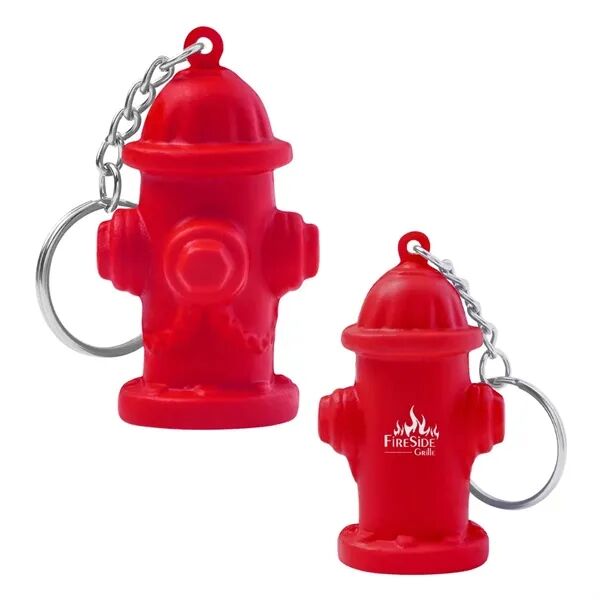 Main Product Image for Branded Fire Hydrant Stress Ball Keychain