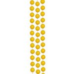 Yellow Mardi Gras 33" Beads - Bright Yellow