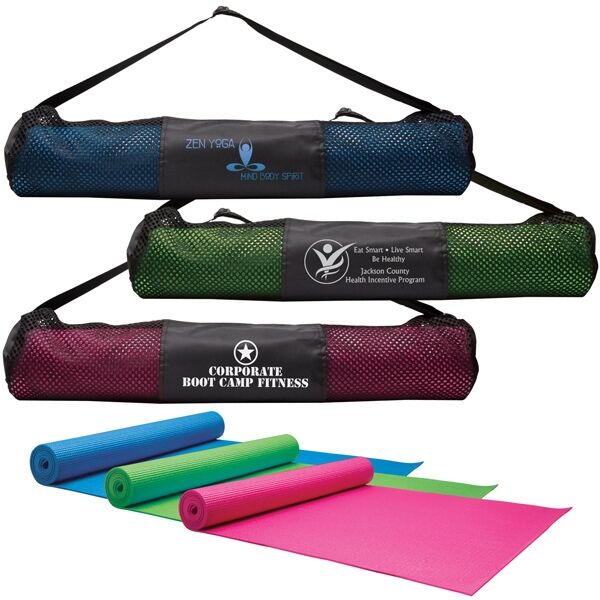 Main Product Image for Yoga Fitness Mat And Carrying Case