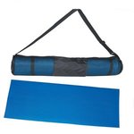 Yoga Mat And Carrying Case - Blue