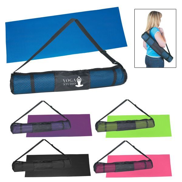 Main Product Image for Custom Printed Yoga Mat And Carrying Case