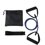 Yoga Stretch Band In Carry Pouch - Blue