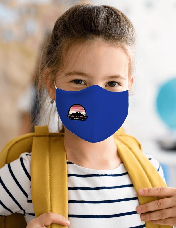 Main Product Image for Imprinted Youth Anti-Bacterial Woven Fabric Face Mask - STAFF PI