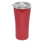 Yukon - 22 oz. Double-Wall Stainless Travel Mug - Laser - Red