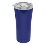 Yukon - 22oz. Double Wall Stainless Travel Mug - Silkscreen - Blue