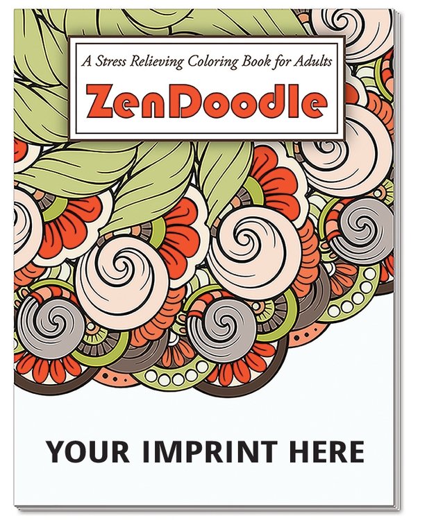 Main Product Image for Zendoodle Stress Relieving Coloring Book For Adults