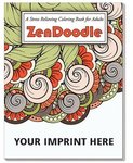 ZenDoodle Stress Relieving Coloring Book for Adults -  