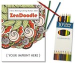 ZenDoodle Stress Relieving Coloring Book - Relax Pack -  