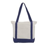 Zephyr - Cotton Canvas Boat Tote Bag - ColorJet