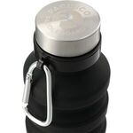Zigoo Silicone Collapsible Bottle 18oz - Black (bk)