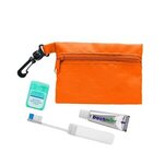 Zip Tote Travel Kit - Orange