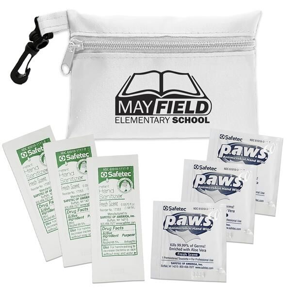 Main Product Image for Zipper Tote Antimicrobial And Sanitizer Kit
