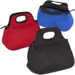 Zippered Neoprene Lunch Tote - Red
