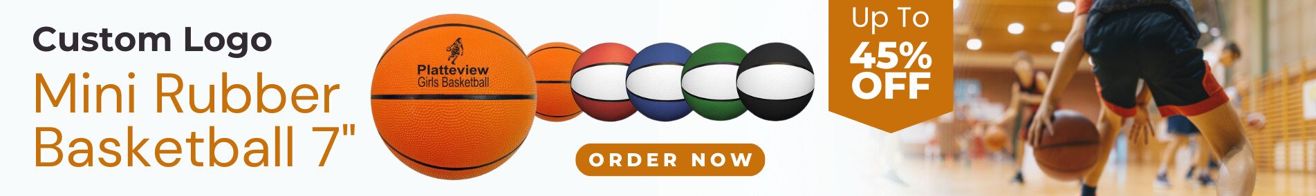 custom logo basketball