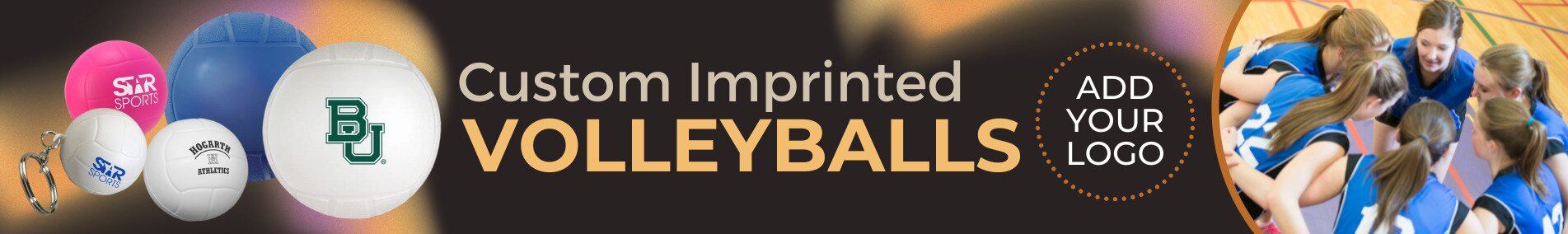 custom logo volleyballs