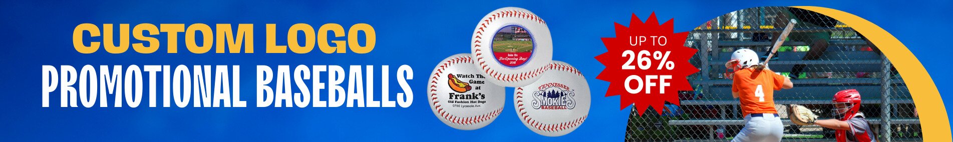 custom logo baseballs