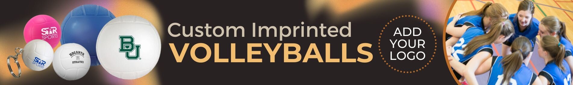 custom logo volleyballs